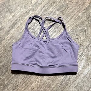 CALIA by Carrie Underwood Lavender Crisscross Sports Bra size S